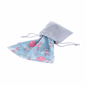 JEMAKO Brillentuch 17 x 20 cm mit Beutel Design "Kolibri"